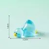 Figura de pato creativa y linda que brilla, perfecta para una noche relajante. Decoración DIY, accesorio de bolsa sorpresa, paisaje en miniatura y pequeño adorno de escritorio