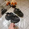 Zapatillas de Malla tipo Papá para Niñas, Tendencia 2026 Nuevas Versátiles de Plataforma para Primavera y Otoño Zapatos Deportivos Casuales de Suela Gruesa para Niños