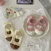 Calcetines Finos de Estilo Coreano para Primavera y Verano para Mujer, Calcetines Cortos Lindos de Oso de Dibujos Animados, Calcetines Bajos Antideslizantes para Zapatos de Barco