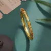 A bandeira de brocado não desbota por muito tempo Pulseira rainha de seda dourada do Vietnã pulseira de fecho de moeda estilo nacional chinês novo pulseira para mulheres