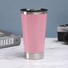 Caneca de Cerveja 20oz Copo Isolado 304 Aço Inoxidável a Vácuo Copo para Carro Abridor de Garrafa Revestido com Spray Copo Isolado para Carro