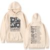 Sudadera Holgada Casual de Manga Larga Gris del Tour Time de Taylor Swift Transfronterizo