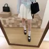Falda de Punto con Cordón Casual Recomendada Otoño e Invierno 2025 Nuevo Estilo Coreano Cintura Alta Aspecto Adelgazante Falda Plisada Línea A para Mujer