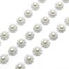 Girassol broca completa fio de plástico fio de broca fileira de strass broca acessórios de decoração de renda para roupas acessórios