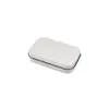 Caja de Hoja de Lata Cuadrada con Tapa abatible para Almacenamiento Caja de Embalaje para Memoria USB Caja Pequeña de Lata con Logo Manicura