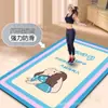 Manta para saltar la cuerda interior cojín ultrarrápido alfombra de terciopelo de cristal yoga correr fitness alfombrilla insonorizada antideslizante