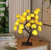 Lámpara de rama de rosa LED transfronteriza USB flor artificial decoración de dormitorio regalo de Navidad San Valentín lámpara de mesa pequeña decorativa
