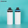Transferencia de calor creativa 600ml hervidor de aluminio con anillo de cuero hervidor deportivo portátil revestimiento de sublimación hervidor deportivo en blanco