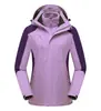 Ropa de Trabajo Grupal Desmontable Tres en Uno con Logotipo Estampado para Hombre, Chaqueta Gruesa Impermeable a Prueba de Viento con Forro Polar para Mujer