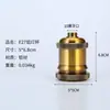Portalámparas de rosca E27 accesorios de iluminación portalámparas de aluminio fundido DIY Edison lámpara de araña antigua retro portalámparas metálico