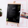 Suporte de mesa criativo sem bordas tripé infantil pequena prancheta quadro de mensagens quadro de menu loja de chá com leite Mini lousa pequena