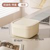 Caja de Almacenamiento Creativa de Escritorio Mini de Escritorio Presionable Tapa Pop-Up Cubo de Almacenamiento para Joyería y Snacks Papelera Doméstica de Baño