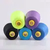 Fio de Costura Poliéster de Alta Velocidade 502, Fio Fino, 8000 Jardas, Preto e Branco, Fio Colorido para Quilting, Fio em Cone, Especial para Cheongsam e Seda