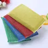 Procesamiento personalizado de bloques de esponja de alta densidad con patrón de máquina plana, estropajos de esponja y paños de cocina de cuatro colores para venta al por mayor