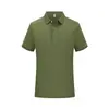 Camisa Polo de Manga Corta con Cuello de Solapa de Algodón de Fibra Larga de Xinjiang para Hombres y Mujeres, Color Sólido Versátil Ropa de Trabajo, Ropa de Grupo con Logo Impreso