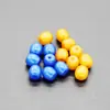 Resina 8x8mm Imitação de Cera de Abelha Imitação de Lápis-lazúli Contas Cilíndricas Contas em Formato de Tambor Pulseira Colar Acessórios Acessórios para Joias DIY Atacado