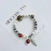 Pulsera de Cerámica Jingdezhen Nueva Historieta China Pulsera Boutique Venta al por Mayor Estudiante Joker Explosiones Puesto del Mercado Nocturno Pulsera