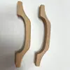 Manija de Madera Maciza de Doble Agujero para Cajón Manija de Champiñón Mueble Armario Puerta de Armario Manija Pequeña Niños Redonda Manija de Haya