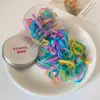 Goma Elástica para el Cabello de Bebé Lazo para el Cabello Desechable Sin Pelo Accesorios para el Pulgar de Niños Cuerda para el Cabello Limpiada Aro para el Cabello de Cabeza Engrosado