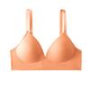 Camisola de tubo de una pieza con copa fija de látex y pecho envuelto sin costuras para niña