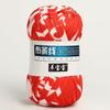 Línea de tela estampada color segmento teñido línea de tela tejida a mano bolsa Hyuna oso bolsa de material DIY fabricantes venta al por mayor