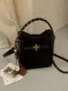 Bolsa tote balde vintage de alta qualidade para mulheres 2025 inverno nova elegante versátil bolsa de ombro bolsa transversal