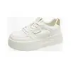 Nuevos Zapatos Blancos de Moda de Suela Gruesa para Mujer Verano 2026, Suela de Plataforma que Aumenta la Altura, Zapatos Casuales Versátiles Cómodos para el Día a Día, Tenis para Mujer