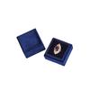 Oferta Especial Caja Cuadrada Grande de Terciopelo para Anillo con Tapa, Joyero, Caja para Anillo y Aretes, Caja de Regalo para Propuesta, Se Puede Imprimir con Logo