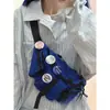 Bolsa de Peito Estilo Harajuku Japonês Hong Kong Retro Moda de Rua para Homens Versão Coreana Unissex Menina Roupa de Trabalho Bolsa Transversal