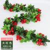 Guirnalda de Flores Artificiales Guirnalda 33 Flores Guirnalda de Rosas Colgante de Pared Guirnalda de Flores Falsas Enredadera de Techo Flores Decorativas Flor de Seda