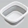 Bacia para Banho de Pés, Bacia Doméstica para Banho de Pés com Massagem e Tampa, Balde Isolado para Banho de Pés até a Panturrilha, Balde Portátil Dobrável para Banho de Pés com Alça