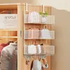 Estante de Almacenamiento para Armario, Cesta de Almacenamiento para Bolsos, Estante Lateral para Gabinete, Organizador de Ropa Interior y Ropa, Cesta Colgante para Armario