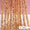 Entrega de Cuentas Sueltas Rueda de Cuentas Planas de 2/3/4/6/8 mm Accesorios para Joyería DIY Cristal Transparente Color Regular