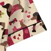 Pijama de Cardigan Rosa de Seda de Leche Transfronterizo Europeo y Americano para Mujer, Shorts de Manga Corta, Conjunto Casual Cómodo y Transpirable para el Hogar