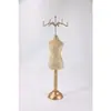 Porta Joyas Estilo Princesa Lujo Ligero, Estante de Almacenamiento para Accesorios con Forma de Vestido de Lentejuelas, Exhibidor de Aretes y Collares para Joyería