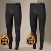 Calça legging térmica masculina, justa, quente, elástica, extra longa, versão fina de inverno com fleece, calça de fio shark Barbie extra elástica para meninos