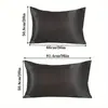 Funda de Almohada Estilo Americano Seda Artificial Funda de Almohada Amazon Funda de Almohada Satén de Seda Artificial Comercio Exterior Prueba de Sensación Refrescante