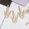 Ventilador de Noiva Estilo Antigo Xiuhe Acessórios de Joia DIY Rhinestone Olho de Cavalo Ramo Grama Dividida Acessório de Corsage 66*35mm