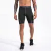 Mallas deportivas de alta elasticidad para hombre de comercio exterior europeo y americano, pantalones cortos de compresión para correr, shorts de entrenamiento de gimnasio de secado rápido