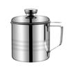 Olla de Acero Inoxidable 304 para Filtrar Aceite, Grande para Hogar, Artefacto para Filtrar Residuos de Aceite, Cocina, Tanque Japonés para Almacenar Aceite, Botella de Aceite
