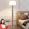 Luminária de Chão DIY com Alto Valor Estético, Aço Inoxidável, Estilo Ins, Atmosfera Vintage, Novo Modelo para Sala de Estar, Luminária de Mesa Bauhaus Luxo Leve para Quarto