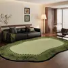 Alfombra de Pelo Rizado Estilo Vintage, Cobertura Completa de Área Grande, Alfombra Retro para Sala de Estar de Uso Doméstico, Resistente a las Manchas y Fácil de Mantener, Felpudo para Mesa de Café y Patas de Mesa