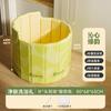 Cubo de Baño Plegable con Respaldo, Cubo de Baño Plegable de Temperatura Constante Engrosado para Adultos, Cubo de Baño Plegable para el Hogar