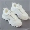 Zapatillas Deportivas Casuales Blancas Estilo Coreano para Mujer, Tendencia Ins, Suela Gruesa, Versátiles, Zapatos de Estudiante, Nueva Colección Primavera y Otoño 2026