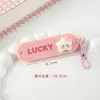 Peine Plegable de Gatito Lindo de Dibujos Animados Rosa para Flequillo Suave Peine Portátil para Desenredar el Cabello