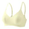 Ropa interior de copa con orejas de conejo de alta calidad para mujer, pecho grande, pequeño, sin aro de acero, realce, cómoda, de gelatina, sujetador sin costuras