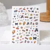 Arte de Unha de Rosa Desenho Animado Japonês Smiley Letra Adesivos para Arte de Unha Novos Adesivos Autocolantes para Arte de Unha