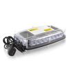 Luz de advertencia de fila corta para coche 24 LED luz intermitente de detonación magnética coche camión vehículo de rescate luz de techo de construcción carga