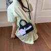 Bolso Dulce con Lazo para Mujer 2026 Nuevo Estilo de Chica Bolsa Almohada de Lunares y Encaje Bolso Cruzado de Verano
