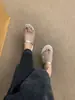 Mules Chuyuji de Plata con Punta Plana para Mujer, Nuevo Estilo Francés Elegante Hada Versión Coreana Primavera/Verano 2026
